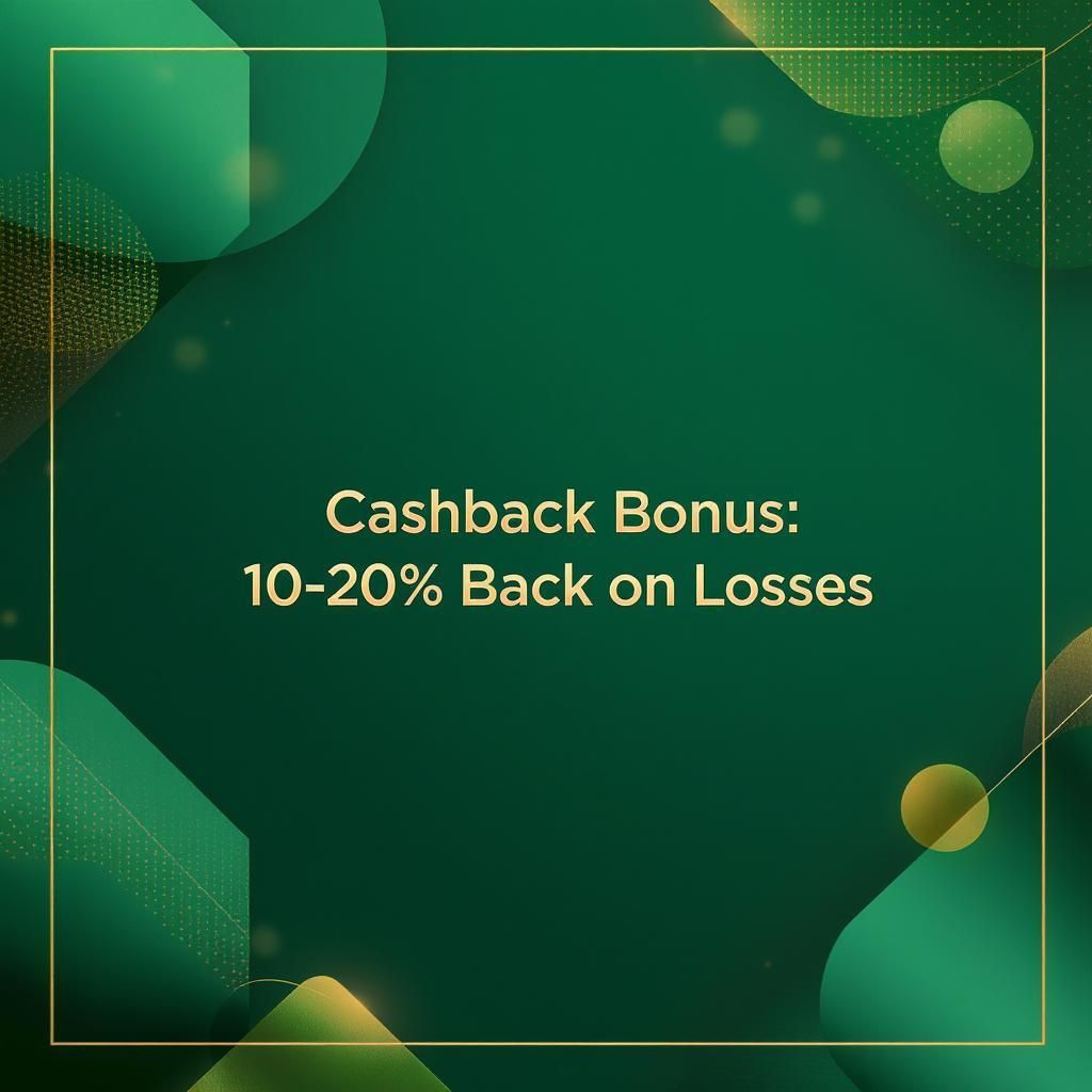 Cashback Bonus: 10-20% Back on Losses